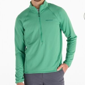 Men’s Marmot Clover Leconte Half Zip Fleece Long SleeveSize Large